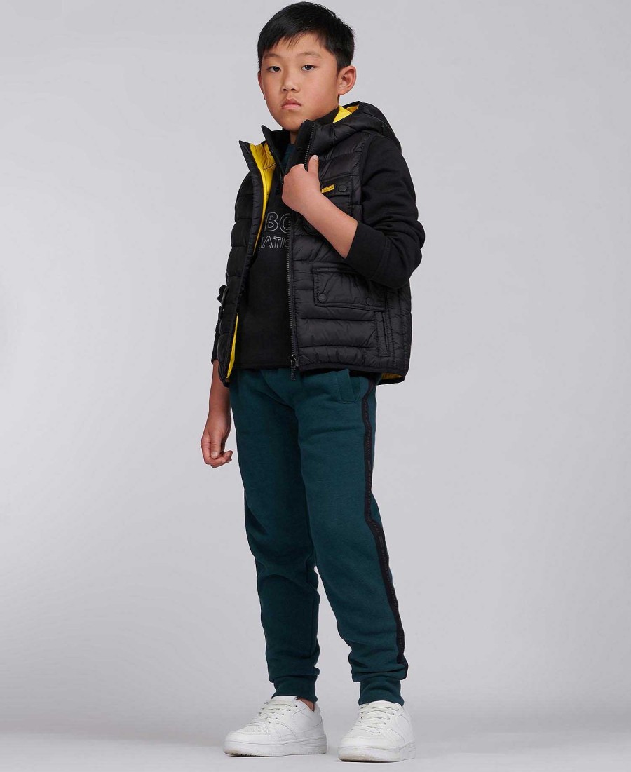 Kids Barbour Jackets | International Ouston Hooded Gilet