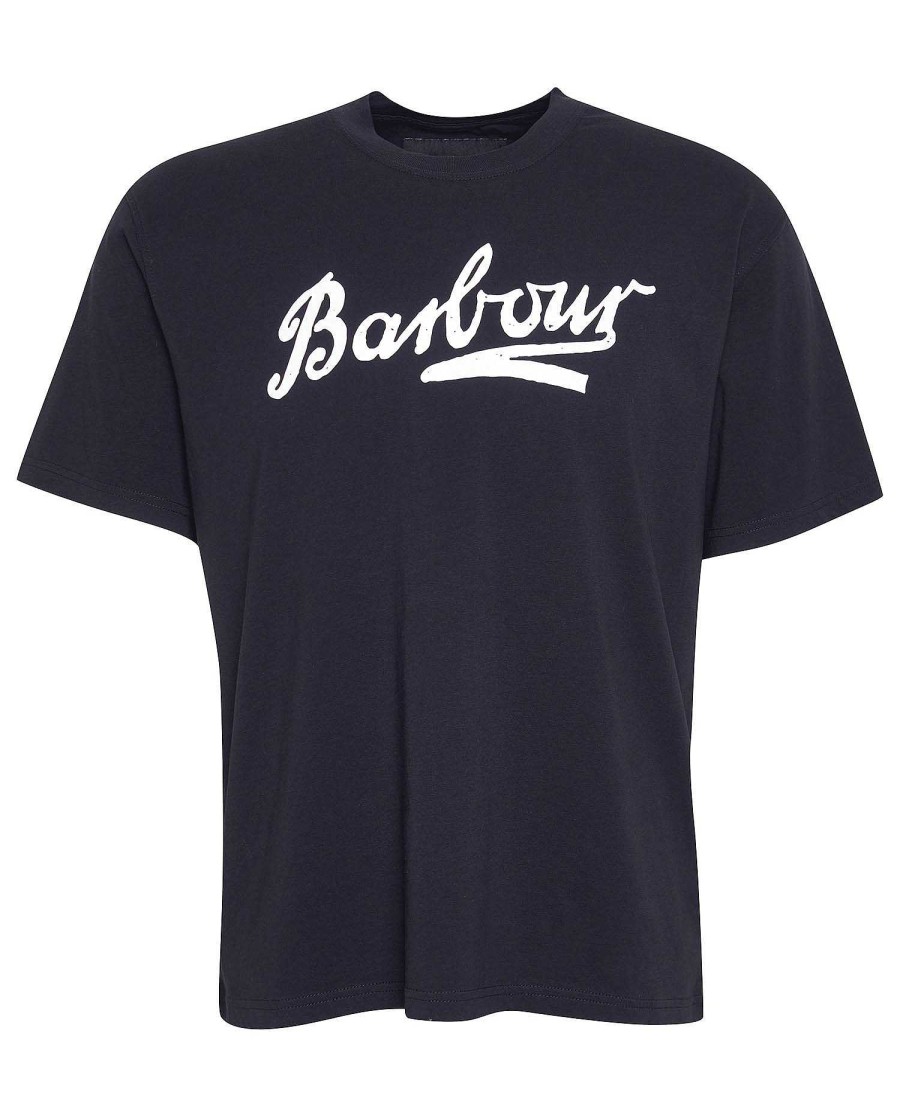 Men Barbour T-Shirts | Grainger Oversized T-Shirt