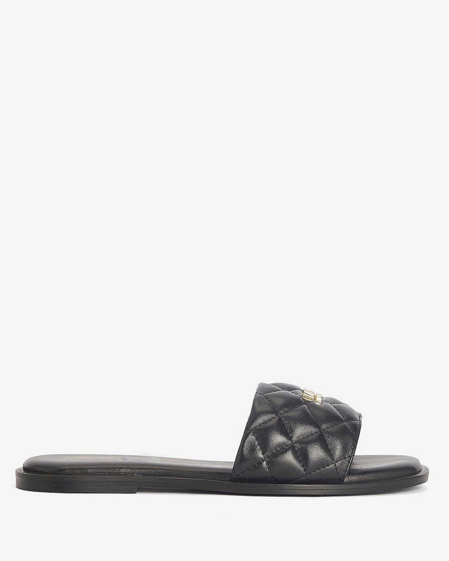 Women Barbour Sandals | Kinghorn Slides