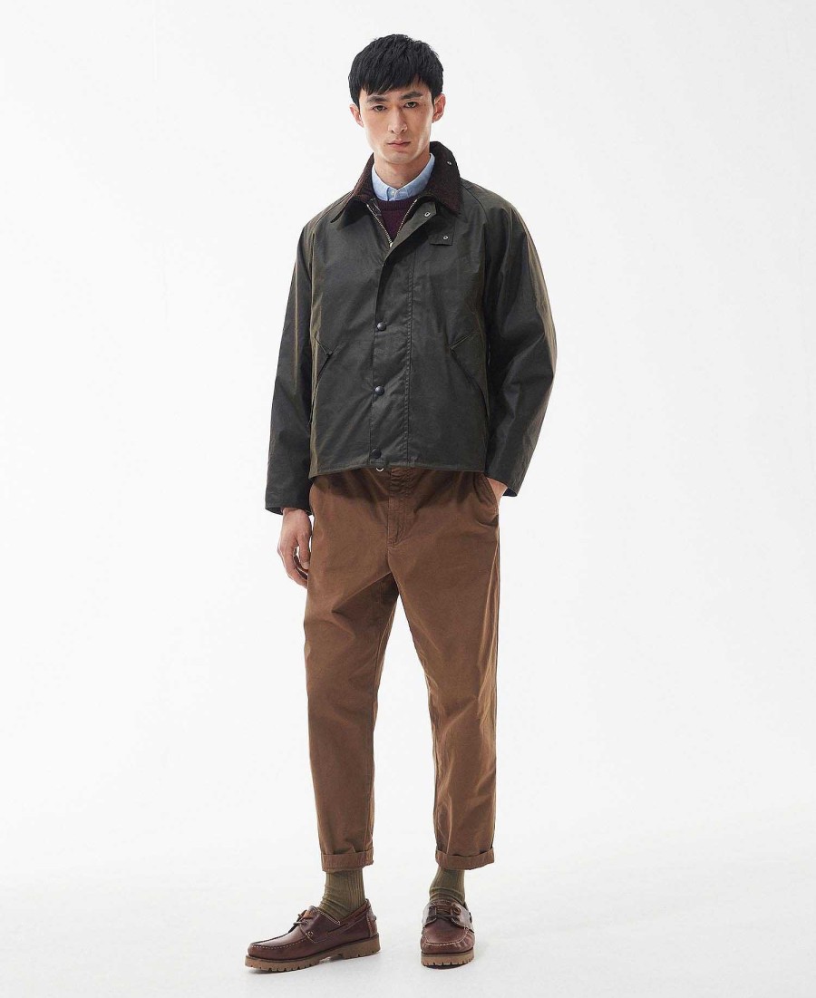 Men Barbour Waxed Jackets | Transport Wax Jacket