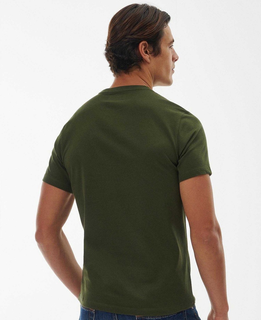 Men Barbour T-Shirts | Logo T-Shirt