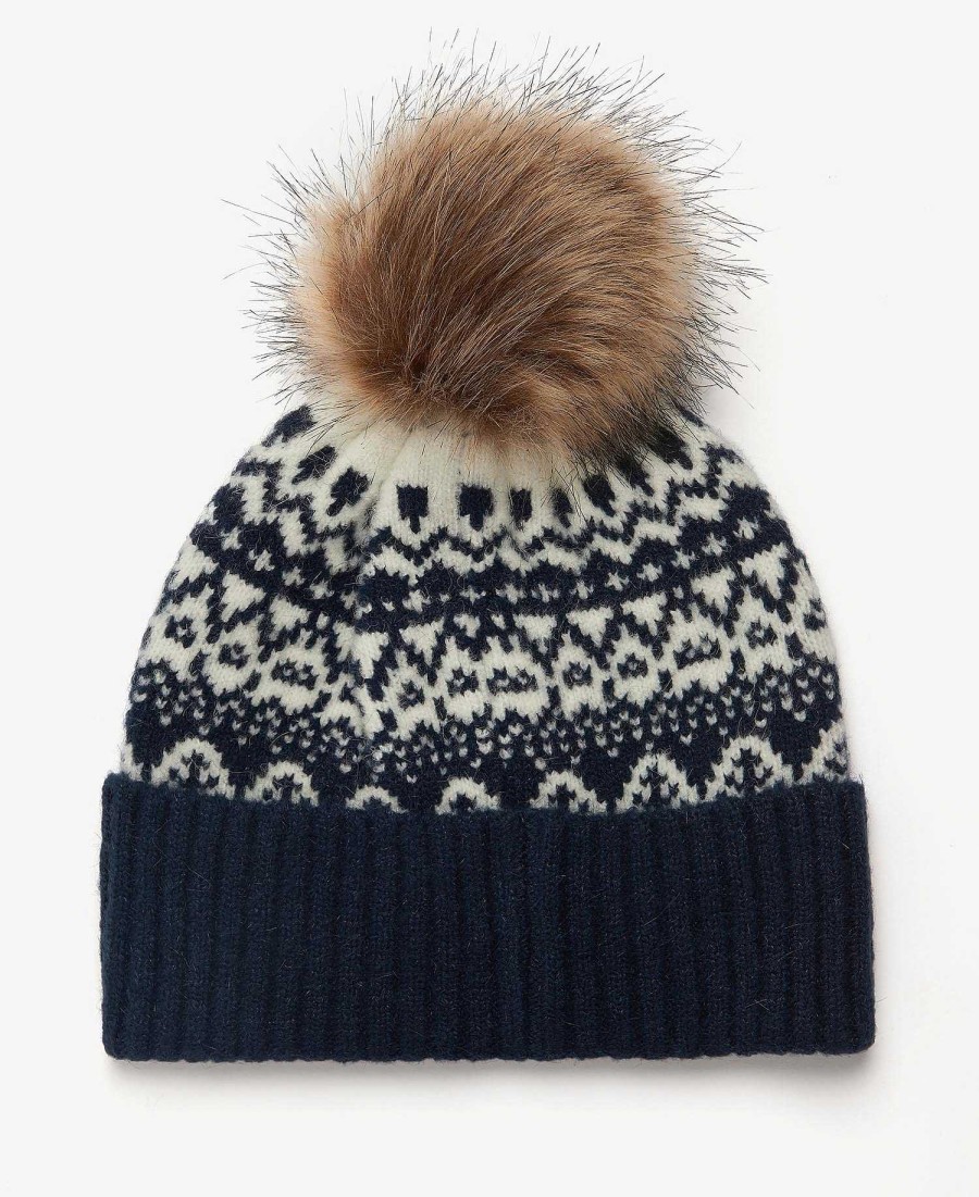 Accessories Barbour Hats & Gloves | Alpine Fairisle Pom Beanie