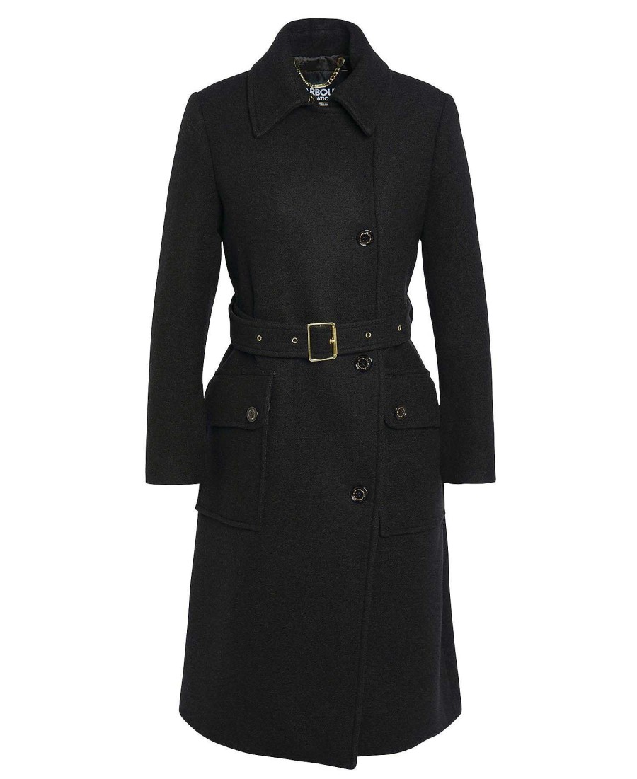 Women Barbour Wool Jackets | Satellite Wool Coat