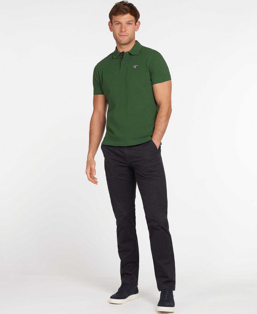 Men Barbour Polo Shirts | Cotton Polo Shirt