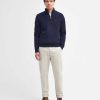 Men Barbour Jumpers | Essential L/Wool Half Zip Jumper