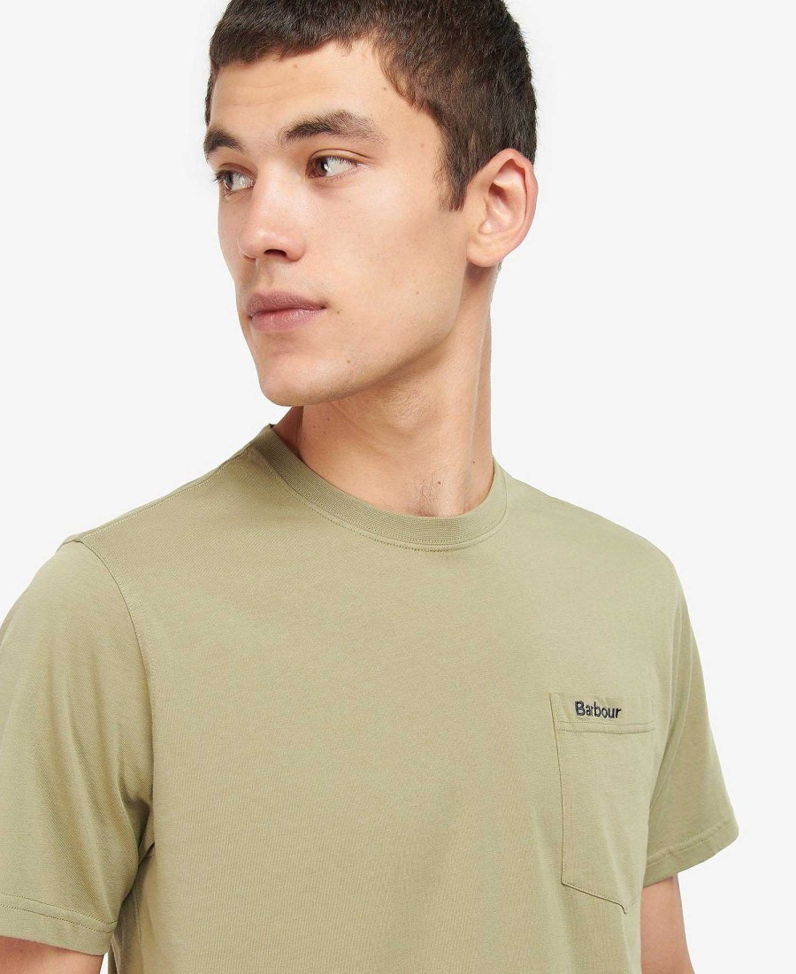 Men Barbour T-Shirts | Langdon Pocket T-Shirt