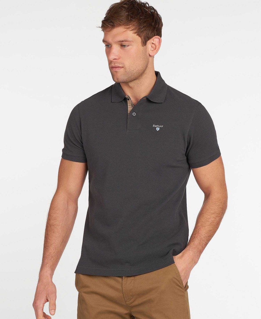 Men Barbour Polo Shirts | Cotton Polo Shirt