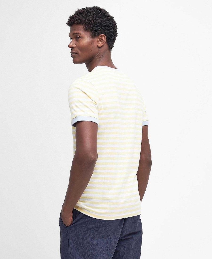 Men Barbour T-Shirts | Quay Striped T-Shirt