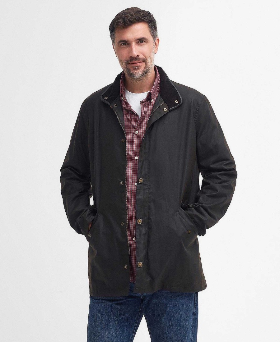 Men Barbour Waxed Jackets | Mowden Waxed Jacket