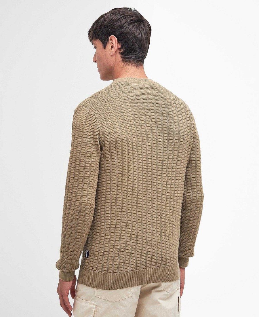 Men Barbour Jumpers | Cathil Crew Neck Jumper