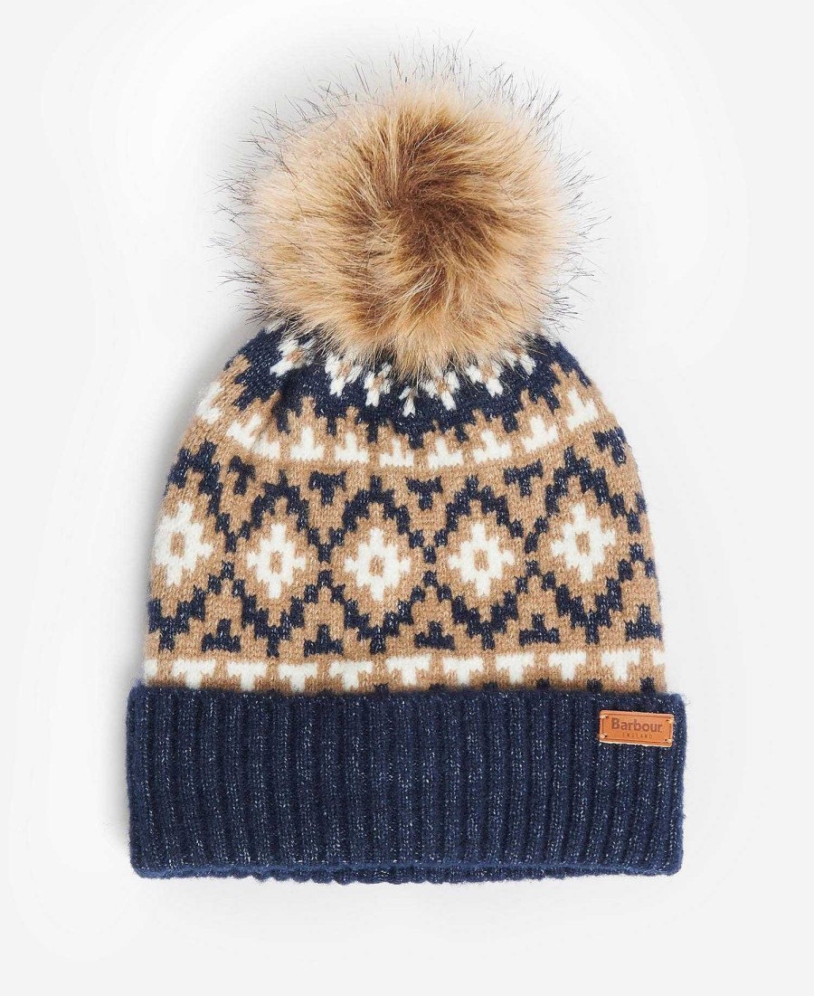 Accessories Barbour Hats & Gloves | Eden Fairisle Beanie & Scarf Gift Set