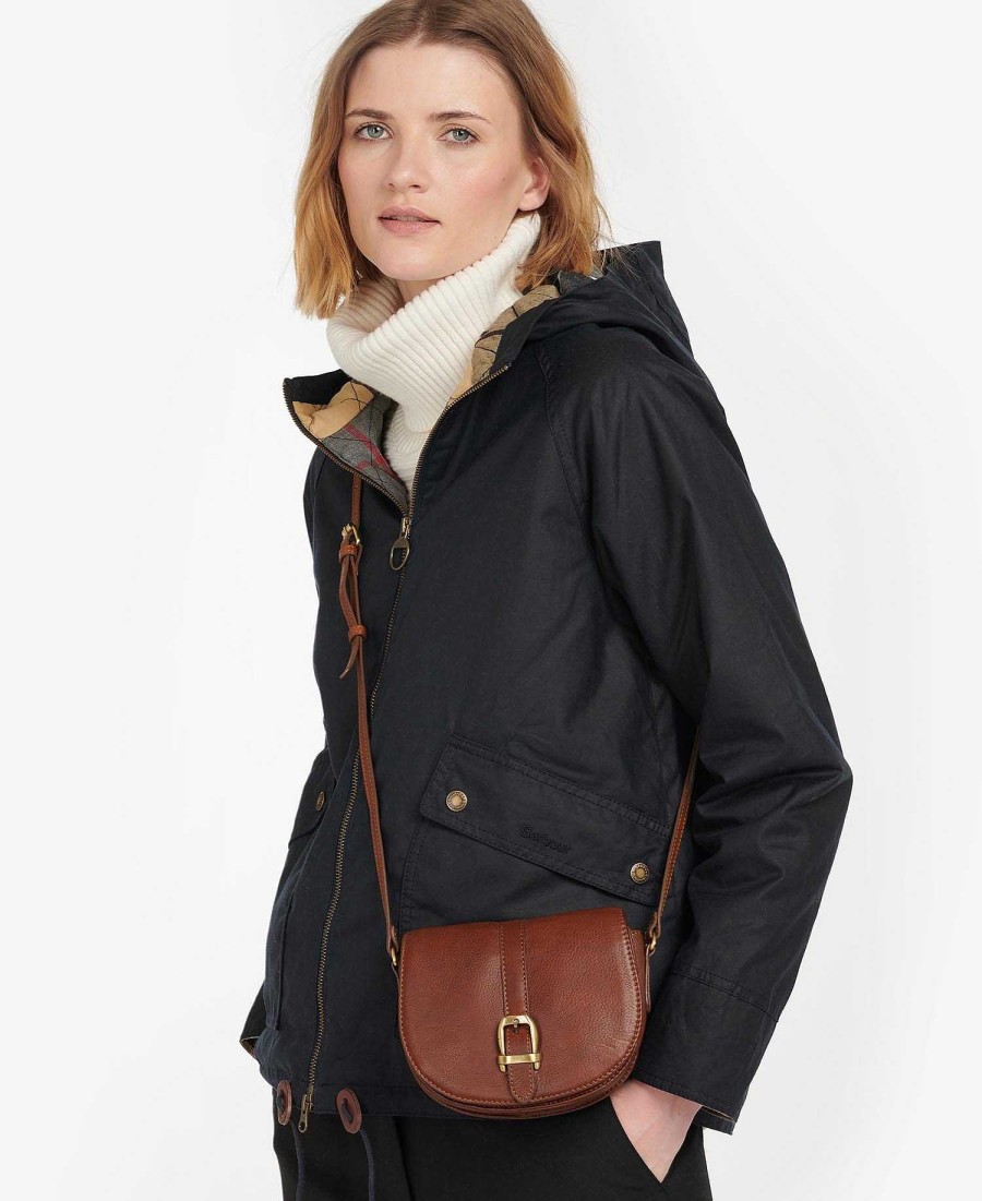 Accessories Barbour Purses | Laire Leather Saddle Bag