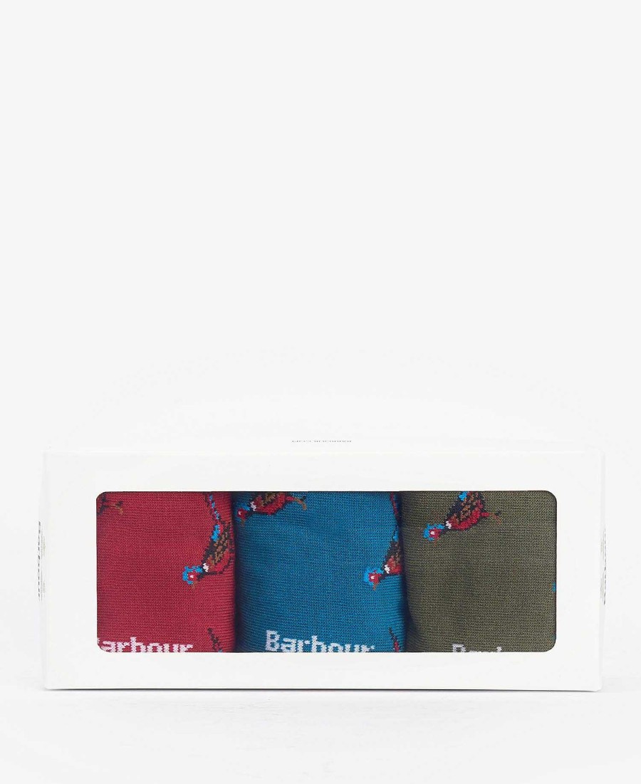 Accessories Barbour Socks | Pheasant Socks Gift Set