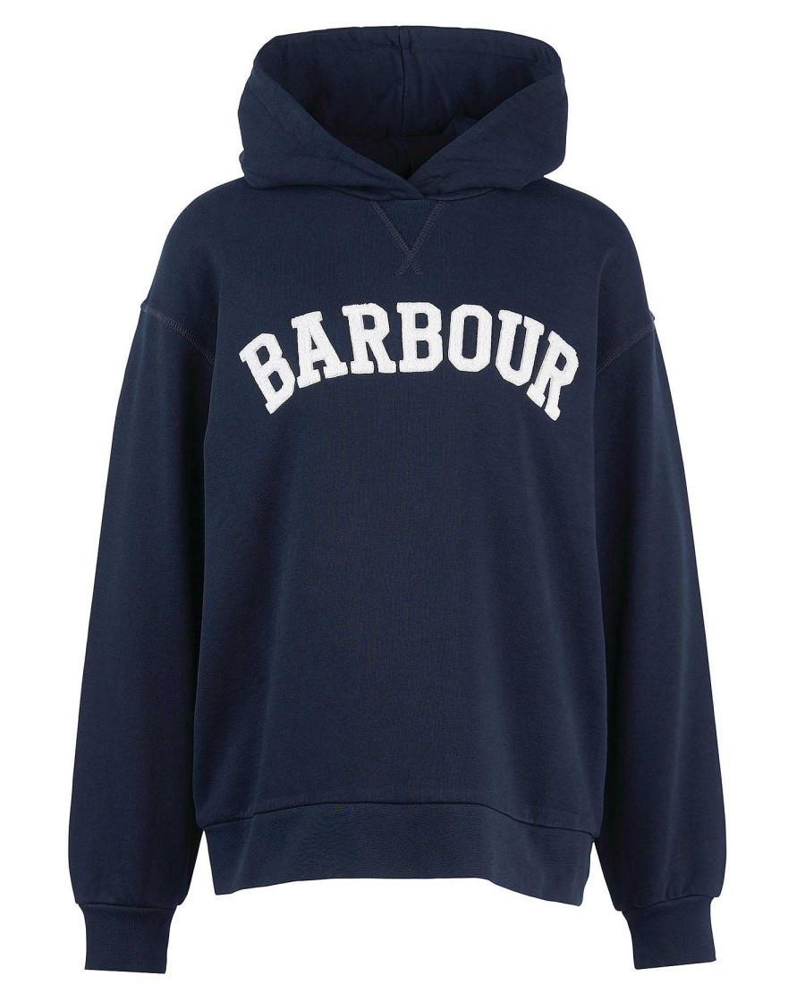 Women Barbour Hoodies & Sweatshirts | Northumberland Patch Hoodie