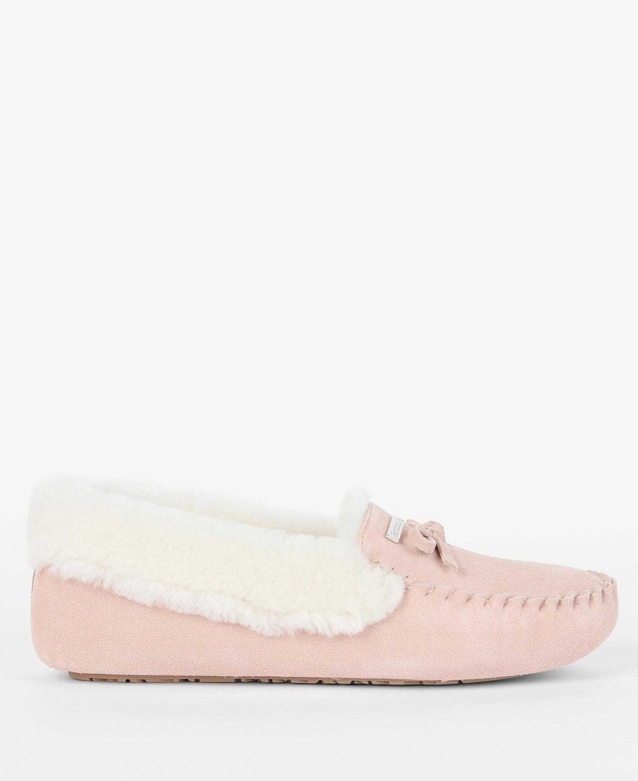 Women Barbour Slippers | Maggie Moccasin Slippers