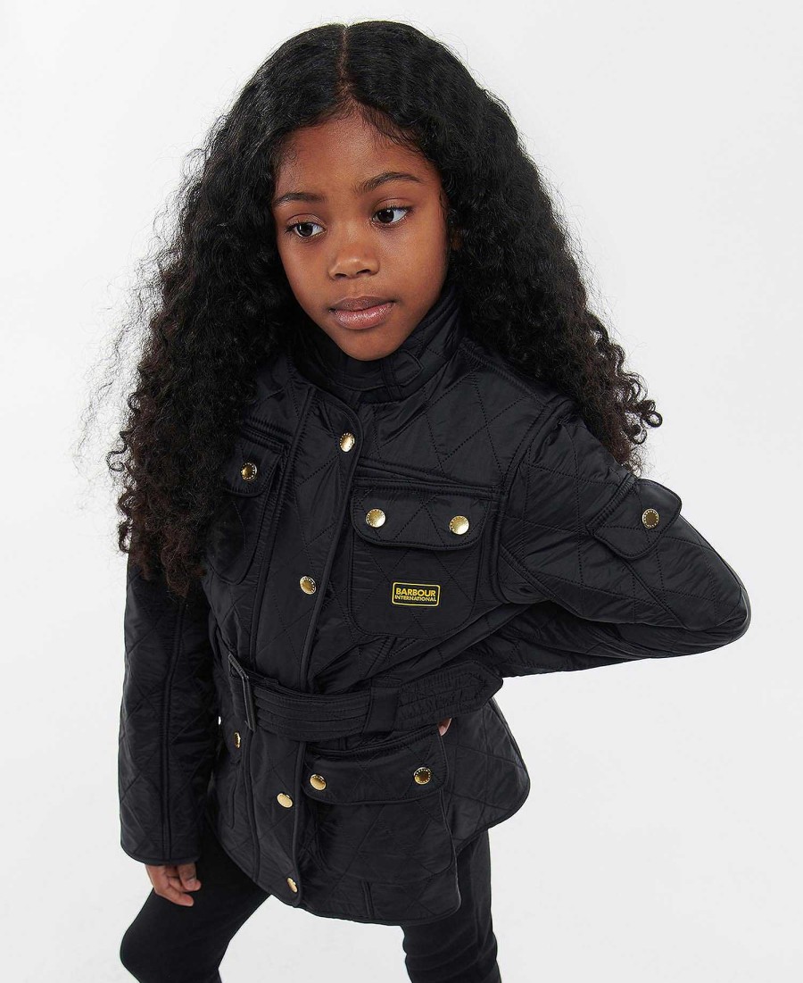 Kids Barbour Jackets | Girls International Polarquilt Jacket