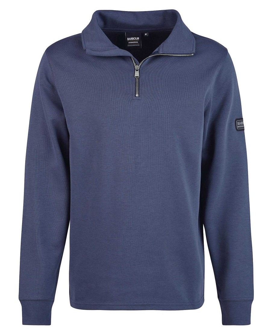 Men Barbour Hoodies & Sweatshirts | Spring Half Zip