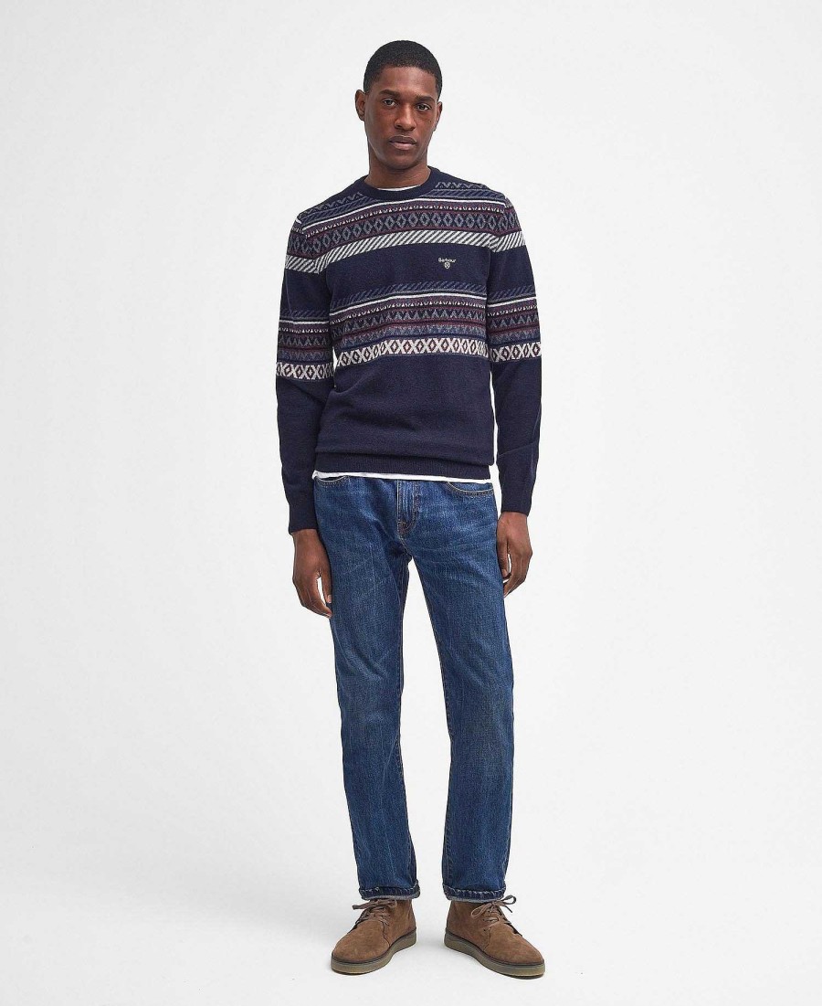 Men Barbour Jumpers | Winterborne Fairisle Sweatshirt