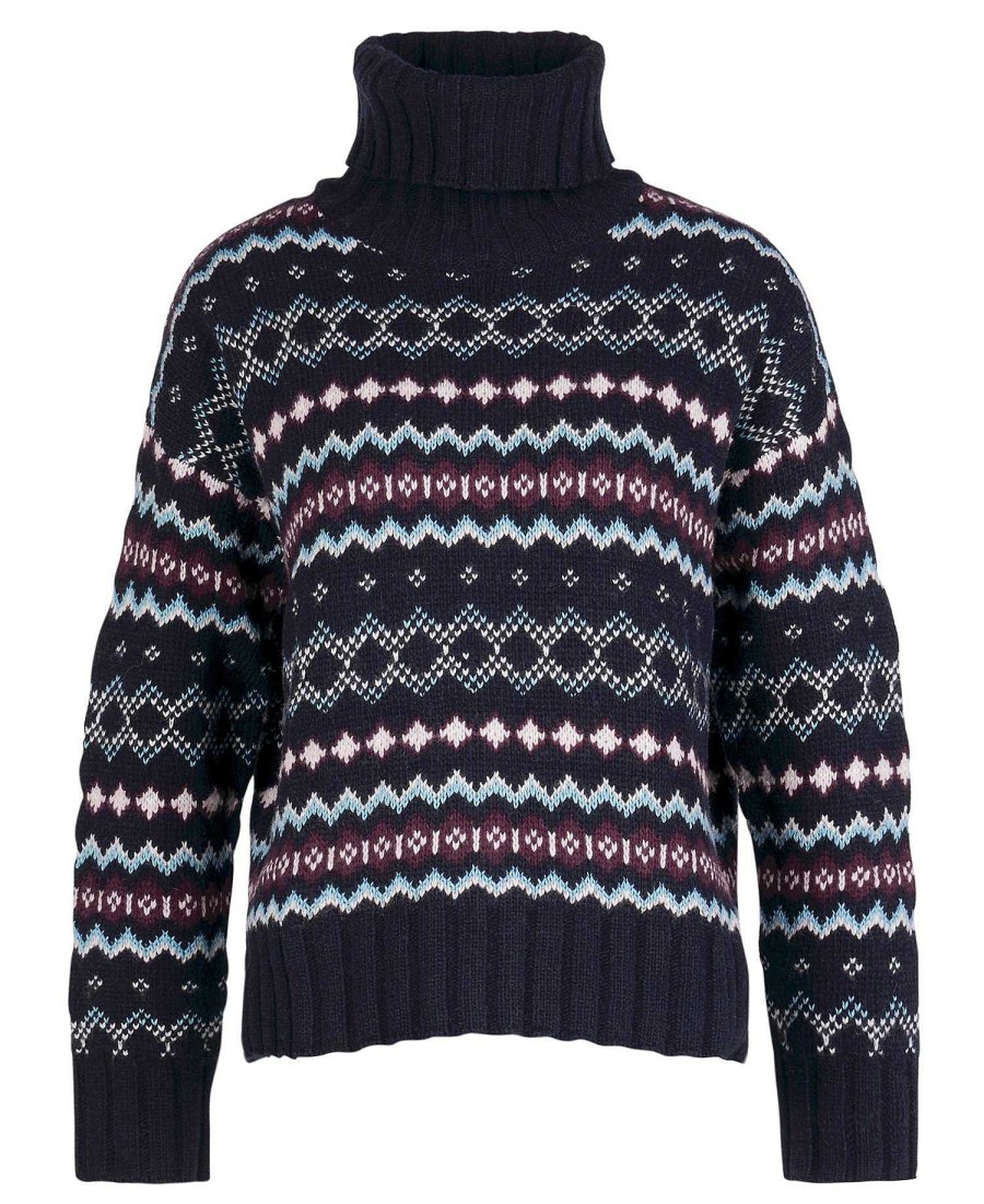 Women Barbour Jumpers | Fox Knitted Jumper