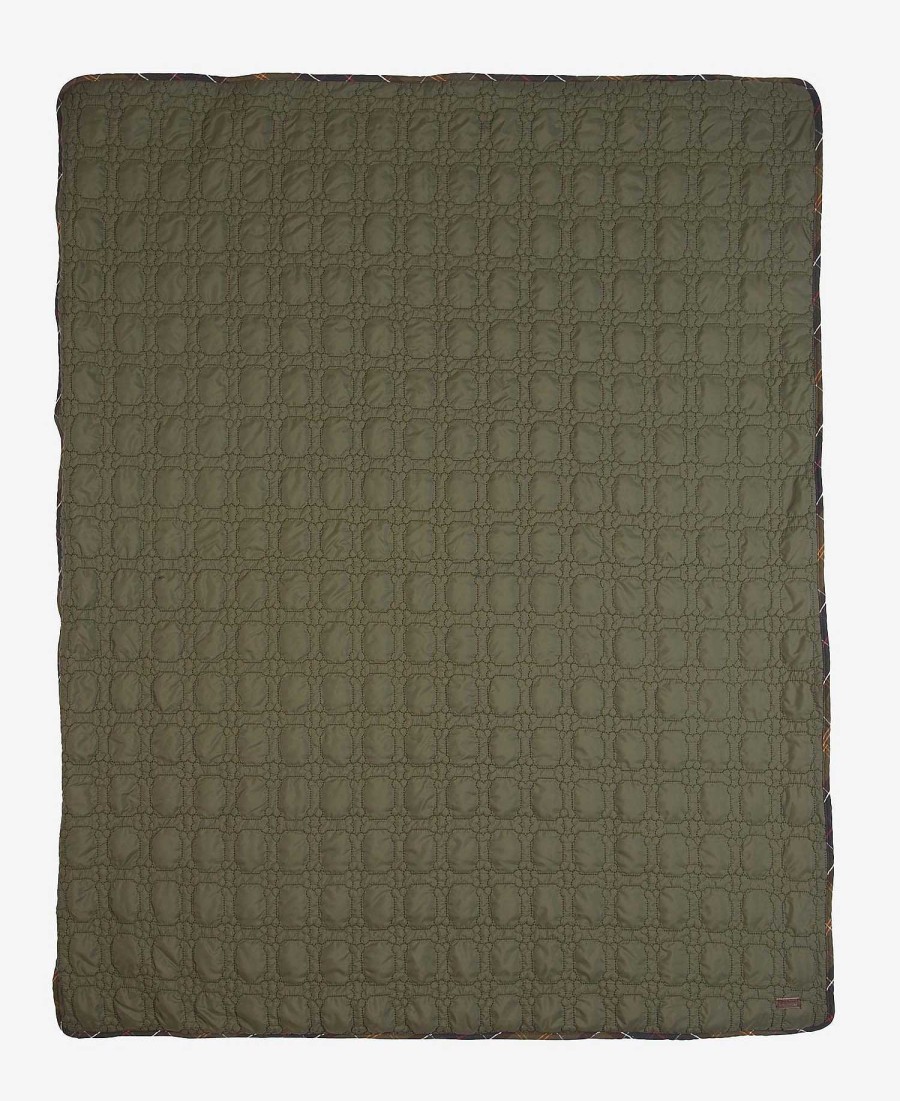 Accessories Barbour Beds & Blankets | Dog Bone Quilted Blanket