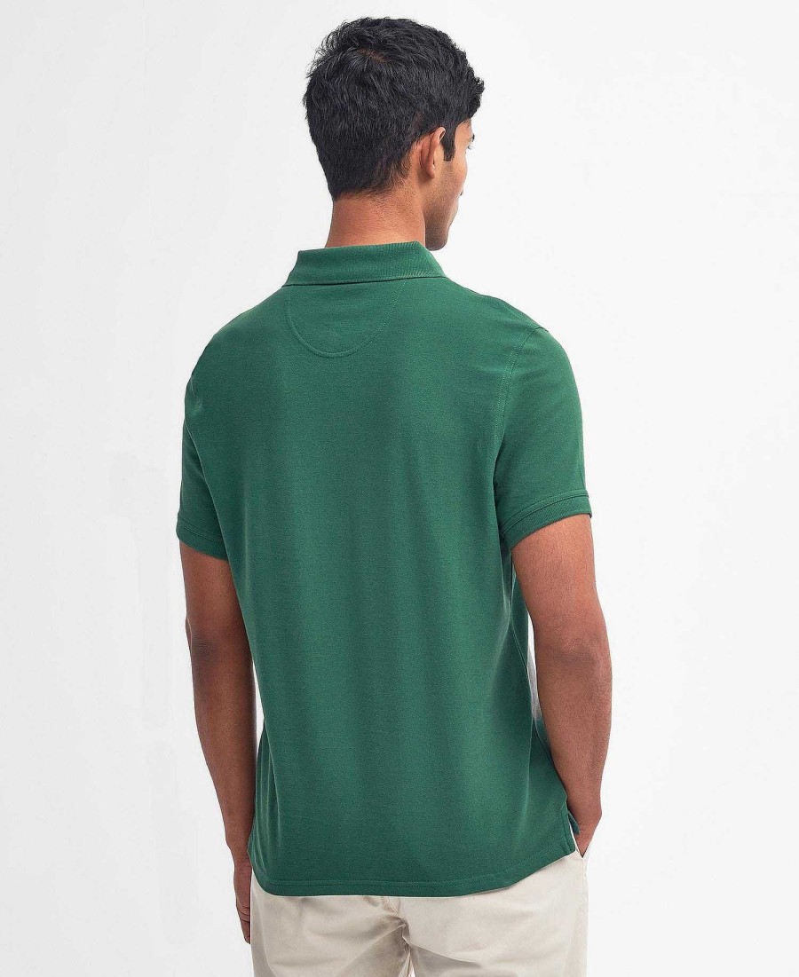 Men Barbour Polo Shirts | Lightweight Sports Polo Shirt