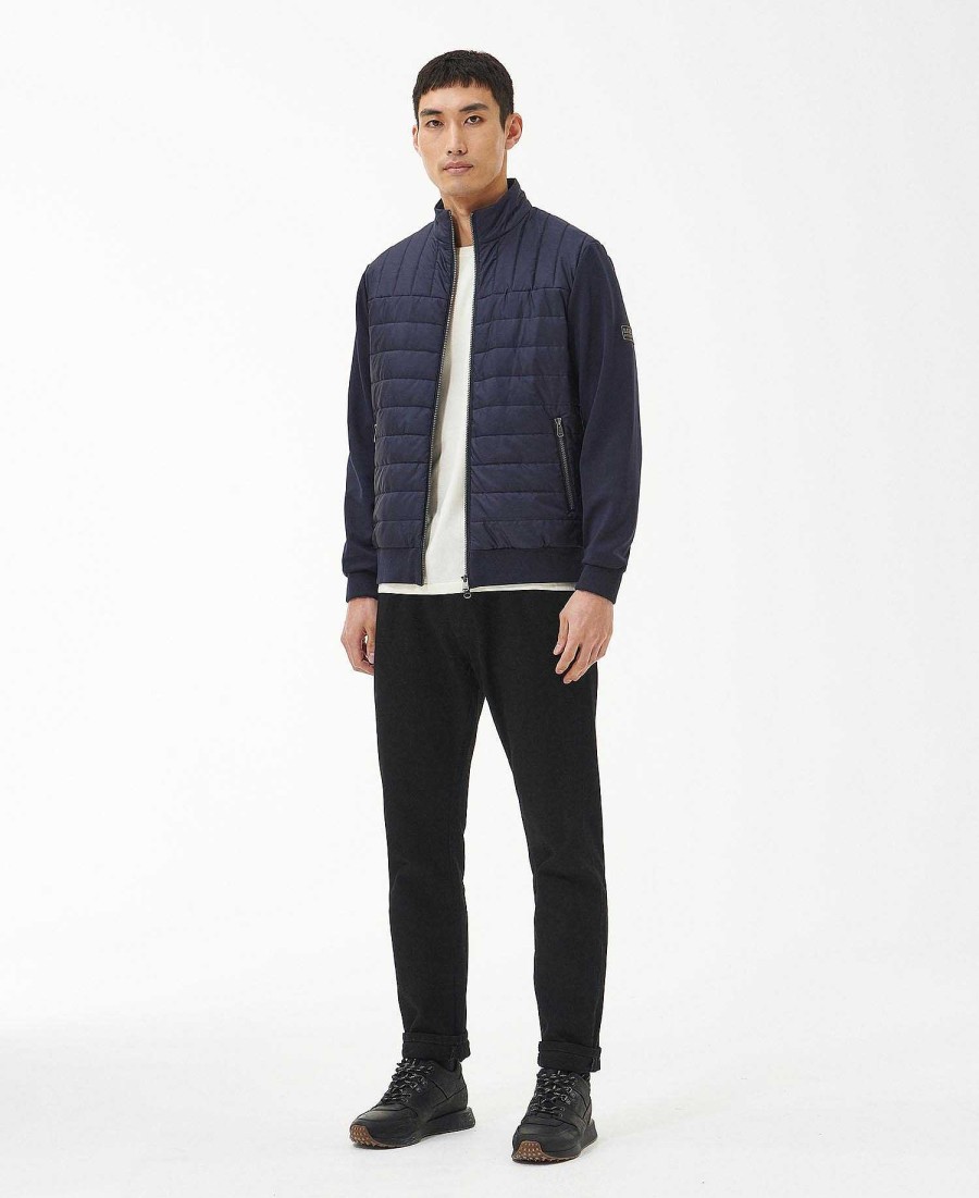 Men Barbour Quilted Jackets | Counter Quilted Sweater Jacket