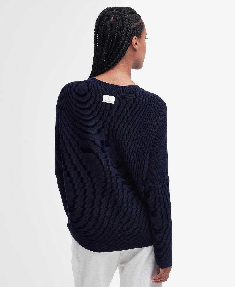 Women Barbour Jumpers | Bickland Crew Neck Jumper