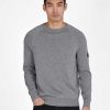 Men Barbour Jumpers | Cotton Crew Neck Sweater