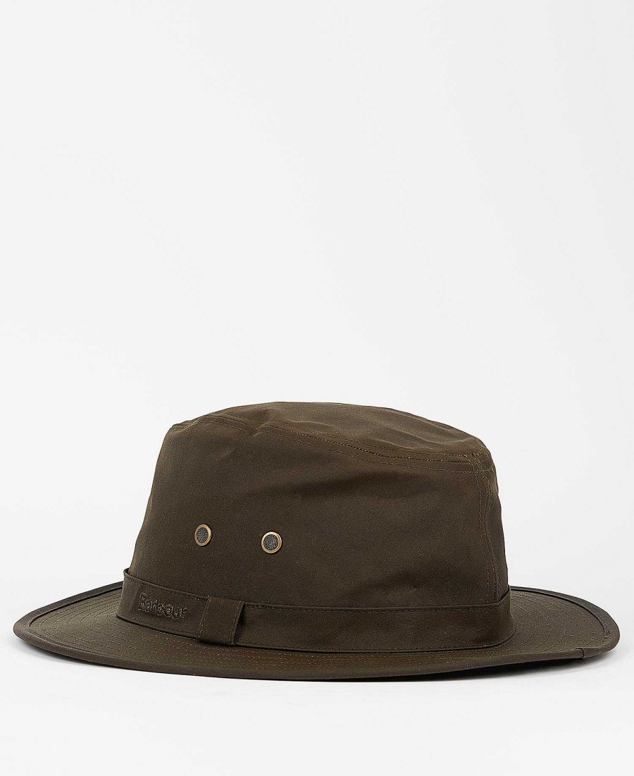 Accessories Barbour Hats & Gloves | Dawson Wax Safari Hat