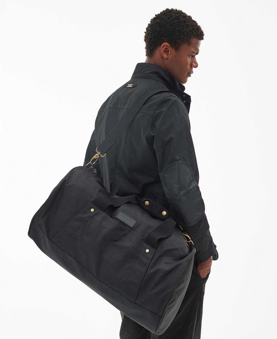 Accessories Barbour Bags & Luggage | Explorer Wax Duffle Bag