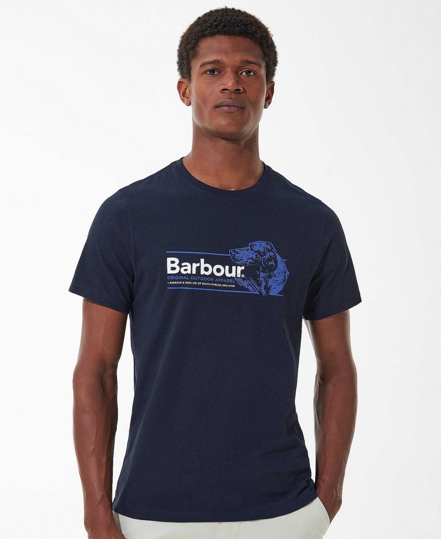 Men Barbour T-Shirts | Cartmel Graphic T-Shirt