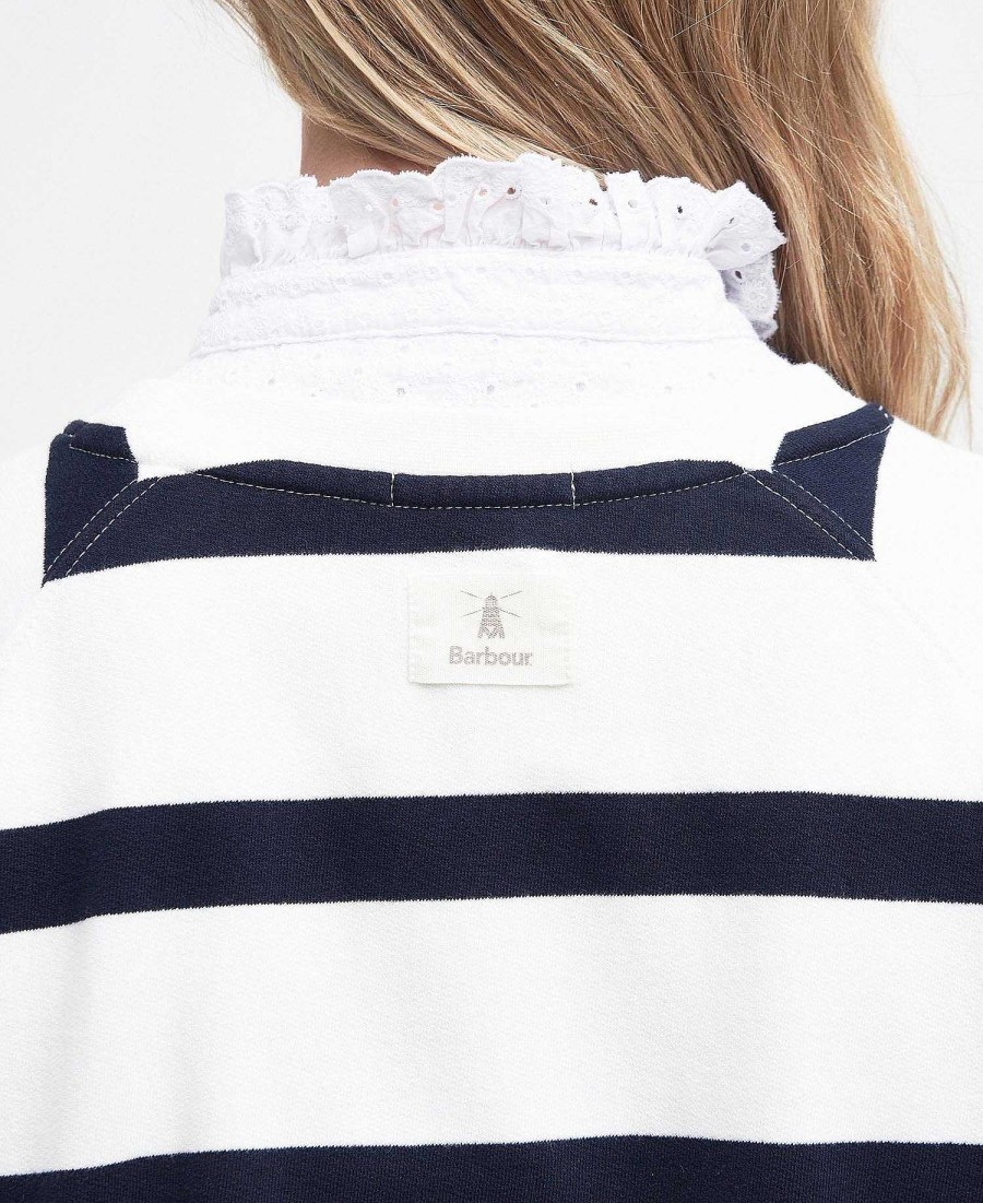 Women Barbour Hoodies & Sweatshirts | Longfield Striped Sweatshirt