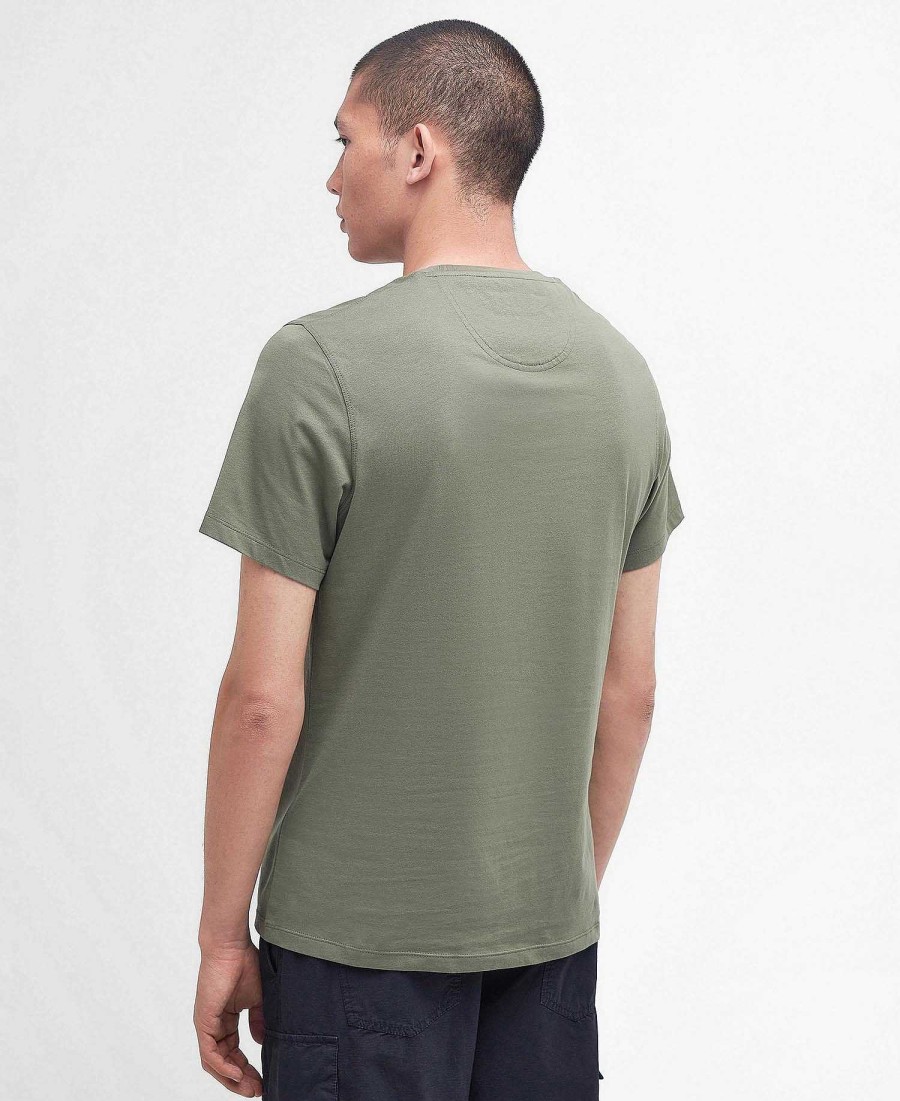 Men Barbour T-Shirts | Essential Sports T-Shirt