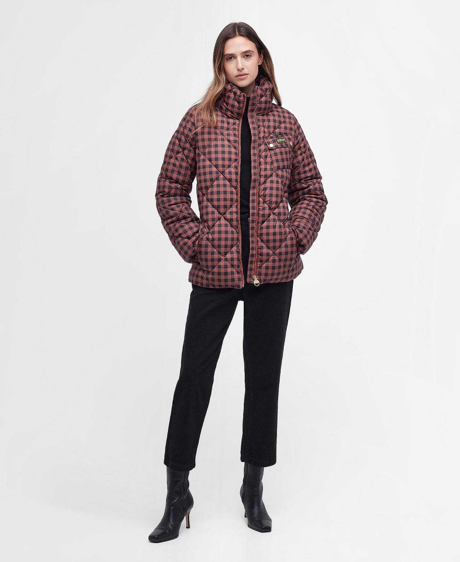 Women Barbour Quilted Jackets | Printed Aurora Quilted Jacket