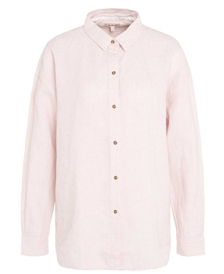 Women Barbour Shirts & Blouses | Hampton Relaxed Linen Shirt