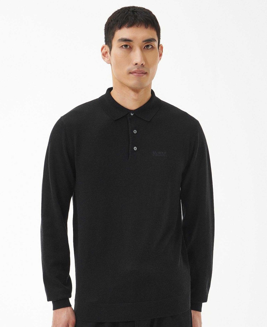 Men Barbour Jumpers | Merino Polo Shirt