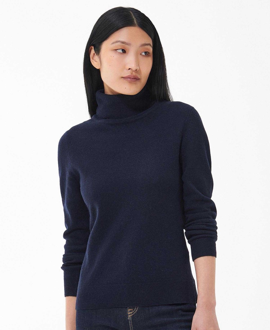 Women Barbour Jumpers | Pendle Roll-Neck Sweatshirt