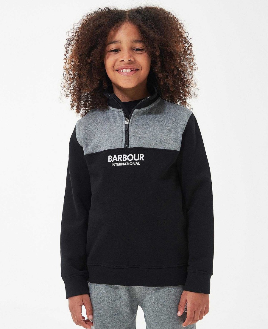 Kids Barbour Clothing | Boys' Circuit Half-Zip Sweatshirt