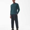 Men Barbour Jumpers | Scull Crew-Neck Sweatshirt