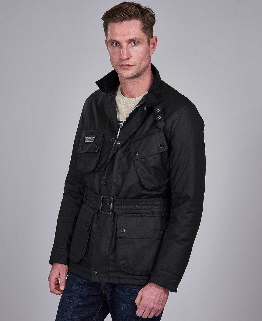 Men Barbour Waxed Jackets | Winter Sl International Wax Jacket