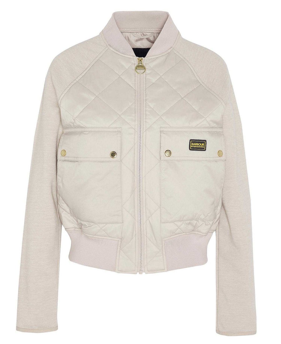 Women Barbour Hoodies & Sweatshirts | Wilson Quilted Sweatshirt