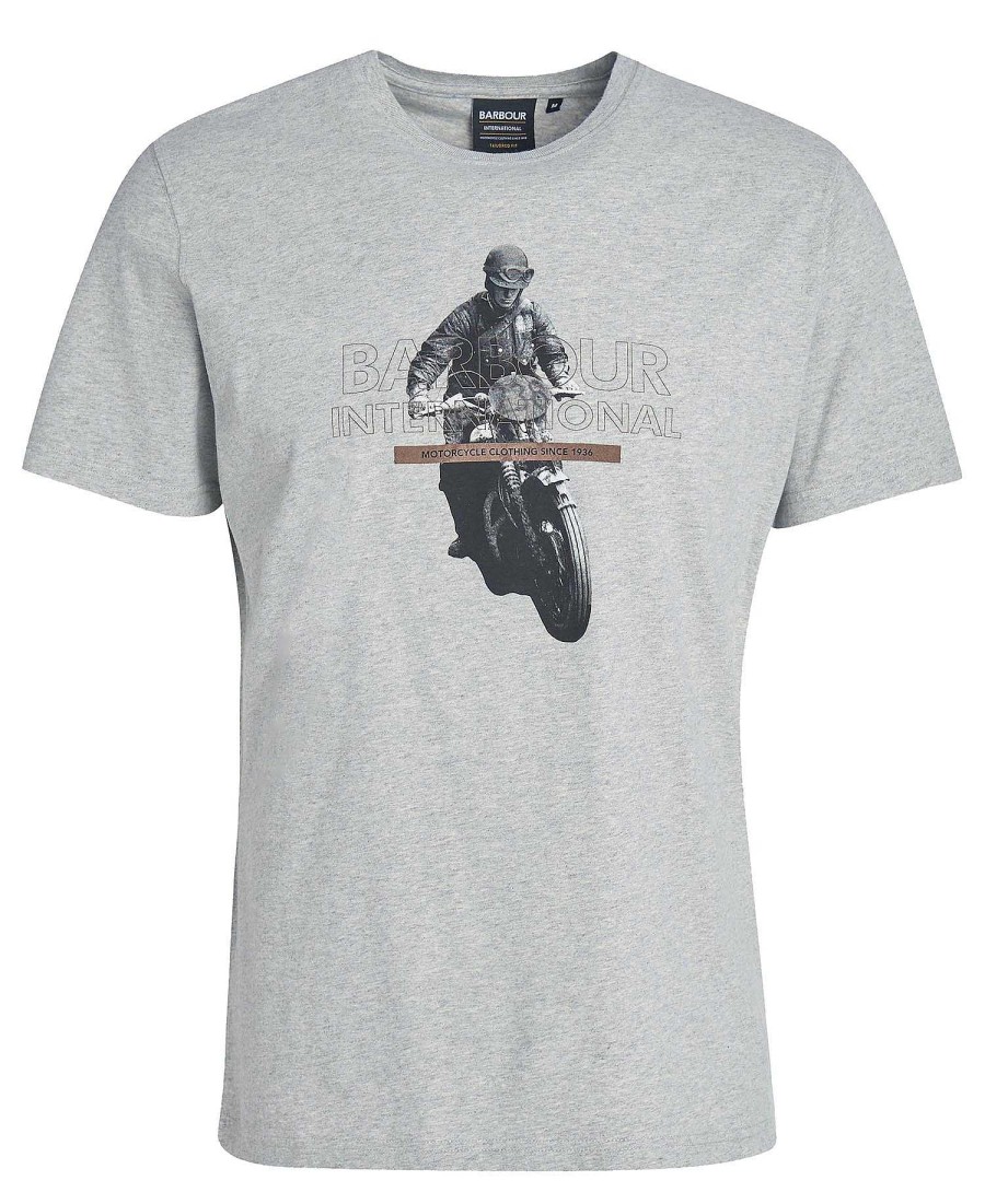 Men Barbour T-Shirts | Race T-Shirt