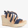 Women Barbour Sandals | Lucia Espadrille Wedges