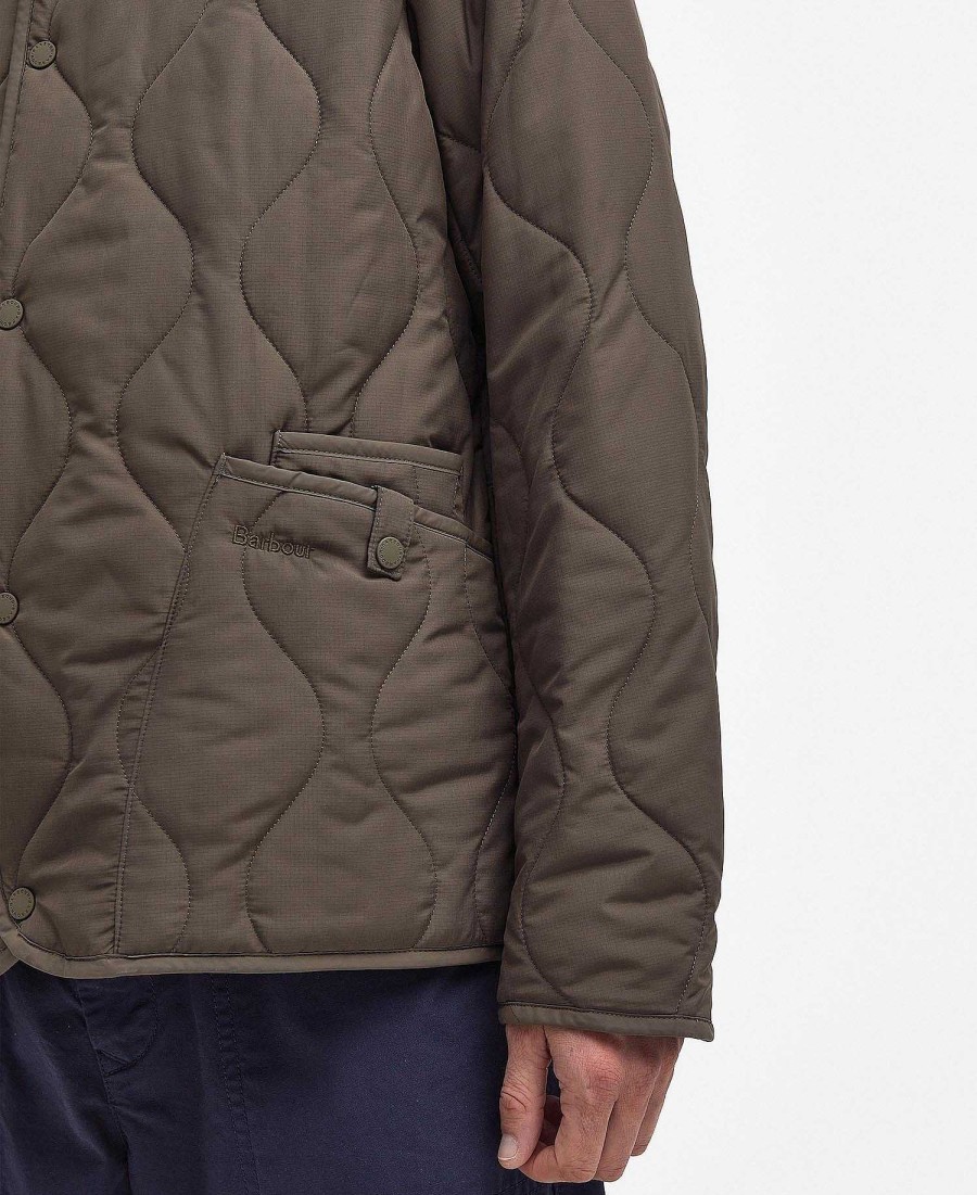 Men Barbour Quilted Jackets | Utility Liddesdale Quilted Jacket