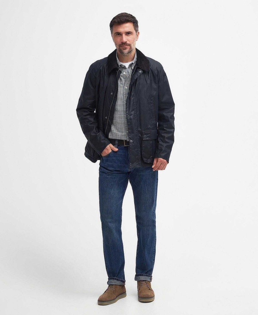 Men Barbour Waxed Jackets | Halton Waxed Jacket