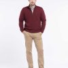 Men Barbour Jumpers | Essential Tisbury Half Zip Sweatshirt