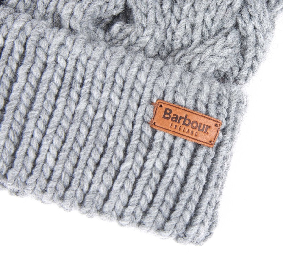 Accessories Barbour Hats & Gloves | Penshaw Cable-Knit Beanie