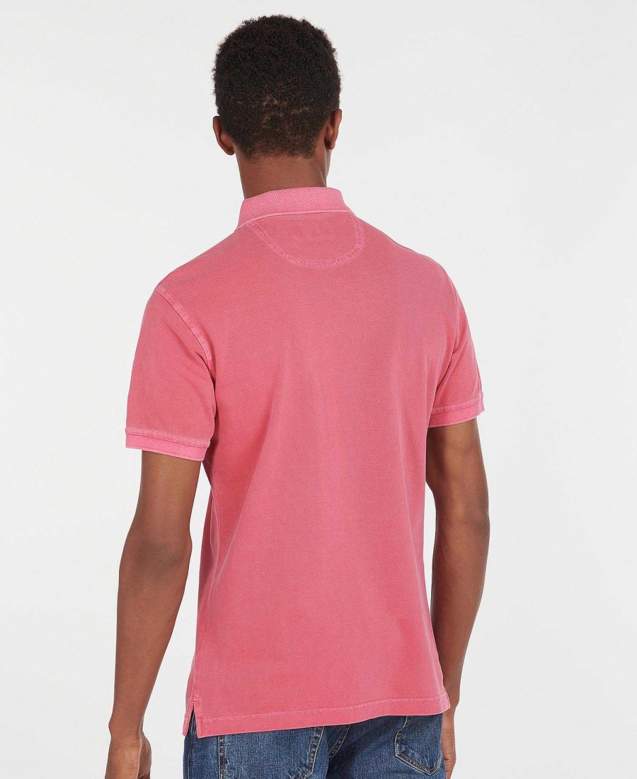 Men Barbour Polo Shirts | Washed-Out Sports Polo Shirt