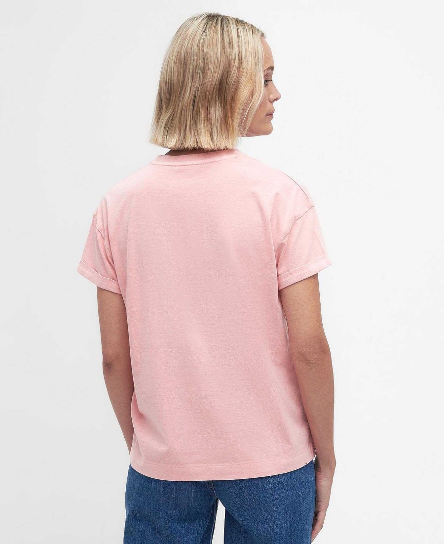 Women Barbour T-Shirts | Sandgate Logo T-Shirt