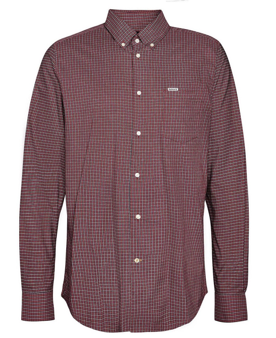 Men Barbour Shirts | Grove Tailored Long-Sleeved Shirt